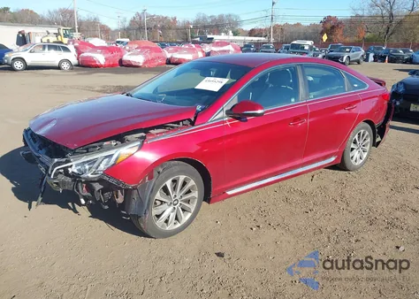 2015 Hyundai Sonata Sport from USA, damaged, VIN 5NPE34AFXFH100903